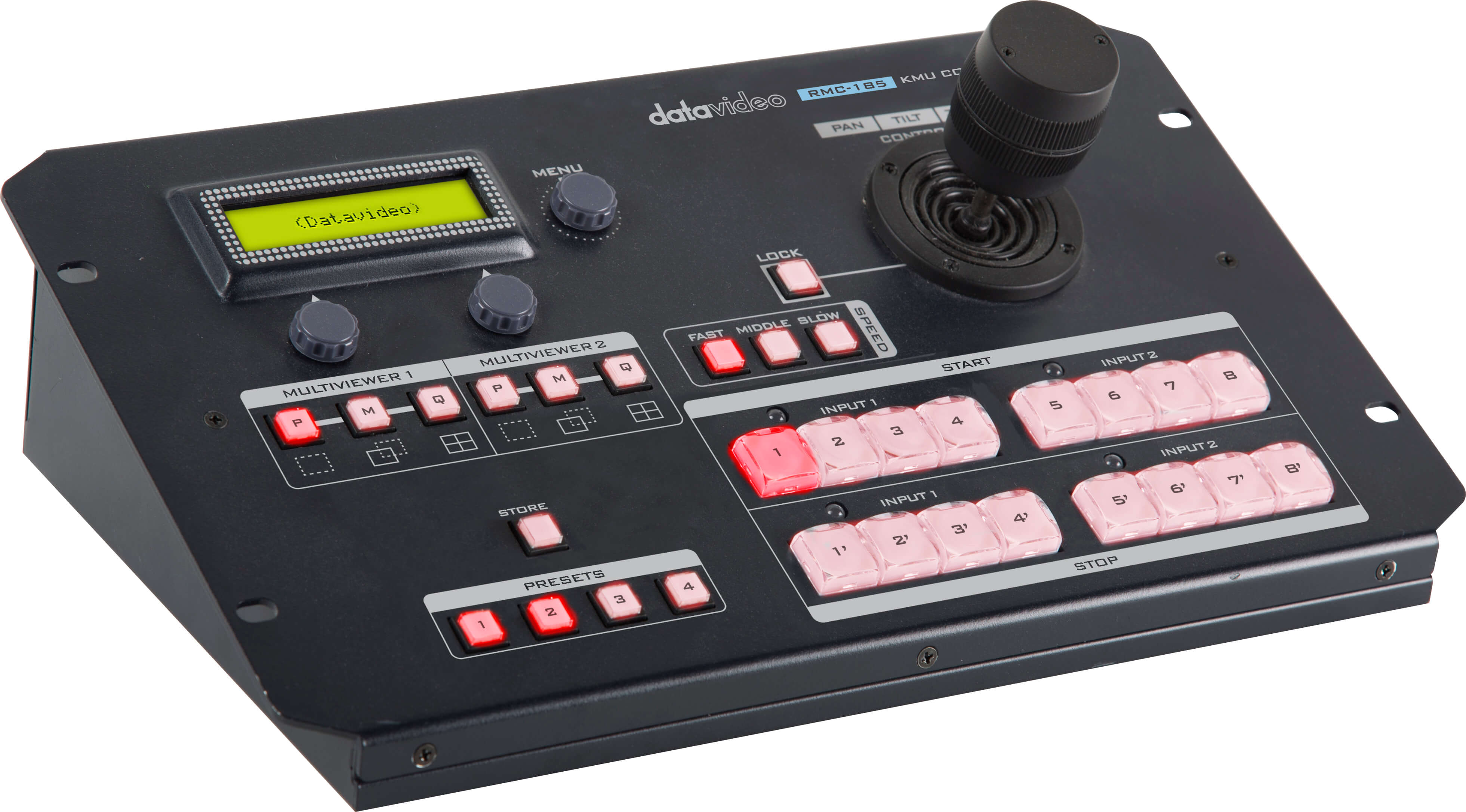 Datavideo Announces KMU-100 4K Multicamera Processor and RMC-185 Controller are Now Shipping